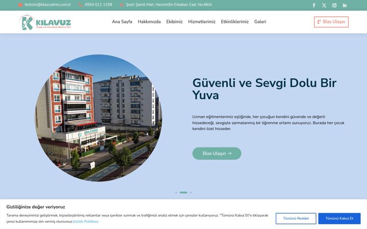 Screenshot of kilavuzkres.com.tr