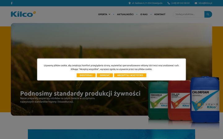 Screenshot of kilco.pl