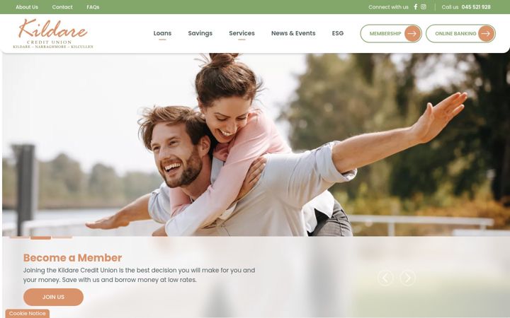 Screenshot of kildarecu.ie