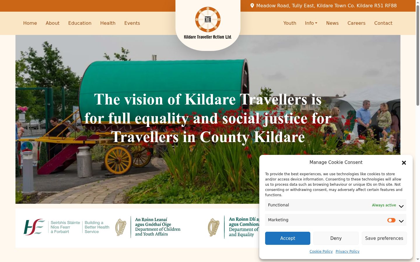 Screenshot tal-banner tal-kunsens muri qabel kwalunkwe interazzjoni