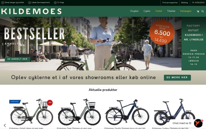 Screenshot of kildemoes.dk