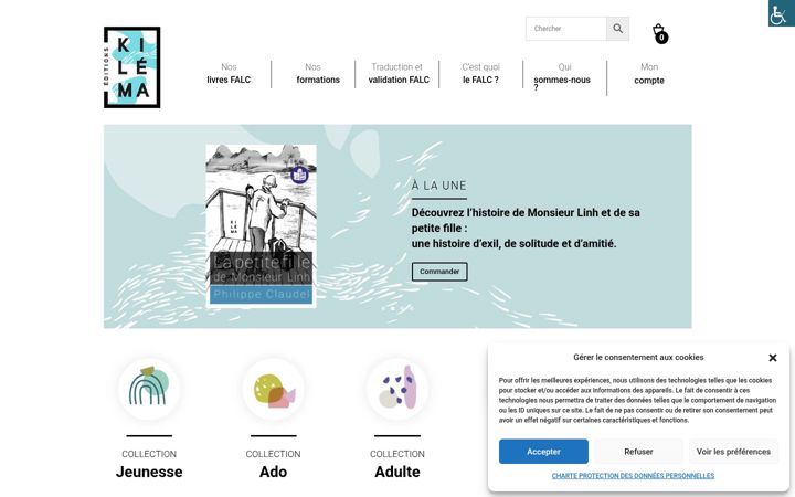Screenshot of kilema.fr