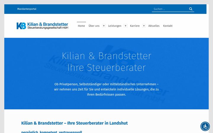 Screenshot of kilian-brandstetter.de