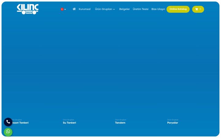 Screenshot of kilincmakina.com