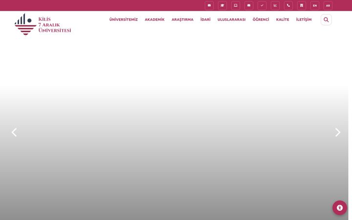 Screenshot of kilis.edu.tr