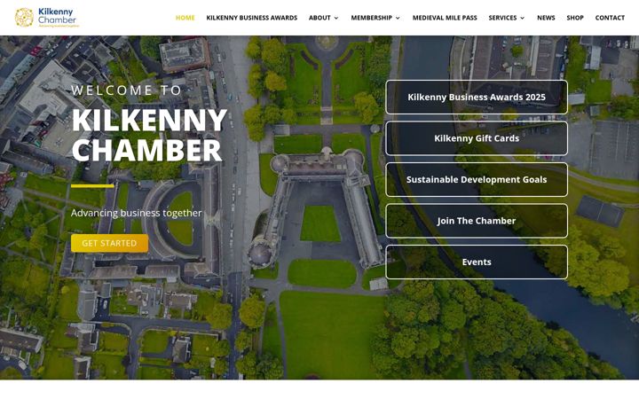 Screenshot of kilkennychamber.ie