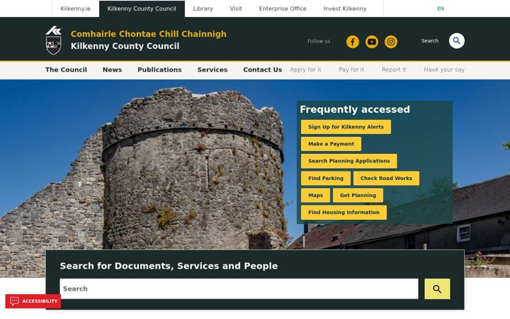 Képernyőkép: kilkennycoco.ie