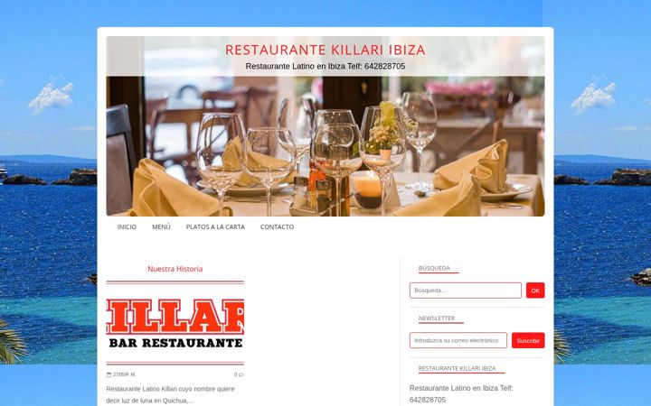 Screenshot of killariibiza.com