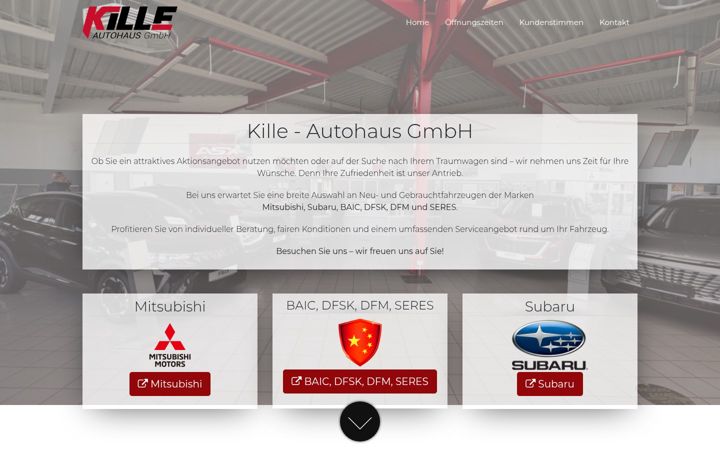 Screenshot of kille-autohaus.de