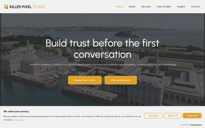Screenshot of killedpixelstudio.com