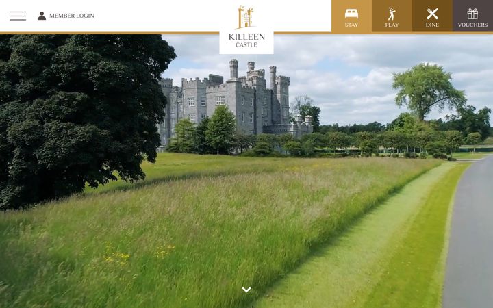 Screenshot of killeencastle.com