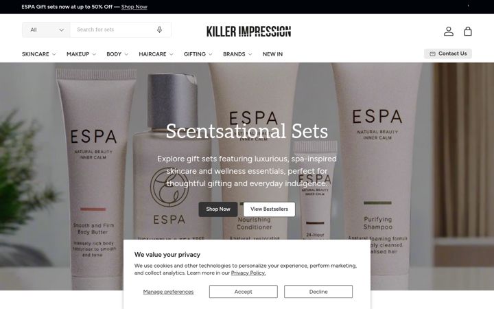 Screenshot of killerimpression.com
