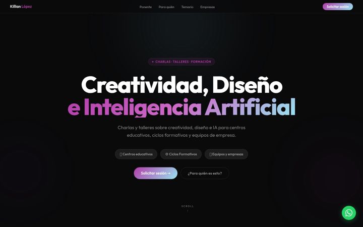 Screenshot of killianlopez.es
