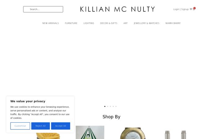 Screenshot of killianmcnulty.com