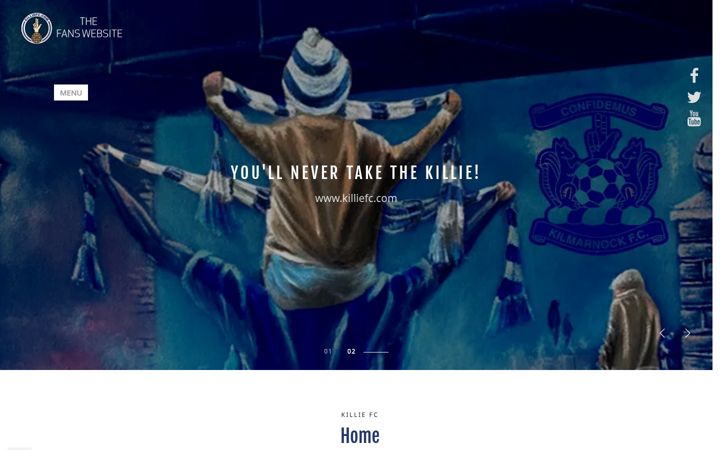 Screenshot of killiefc.com