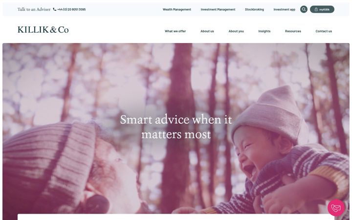 Screenshot of killik.com