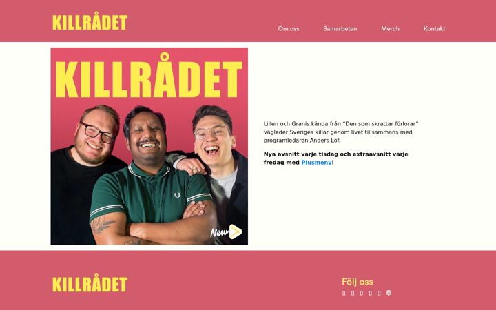 Screenshot of killradet.se