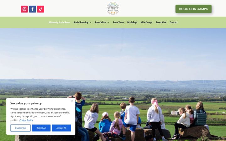 Screenshot of kilmeedysocialfarm.ie