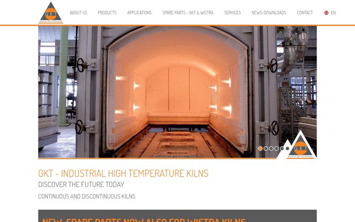 Screenshot of kiln-tech.com