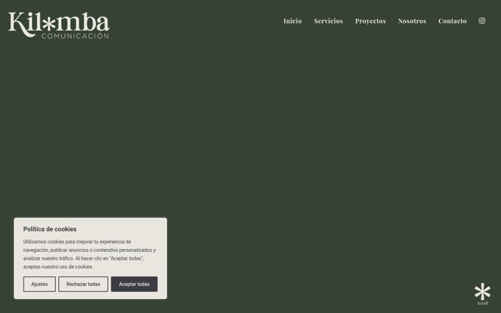 Screenshot of kilombacomunicacion.com