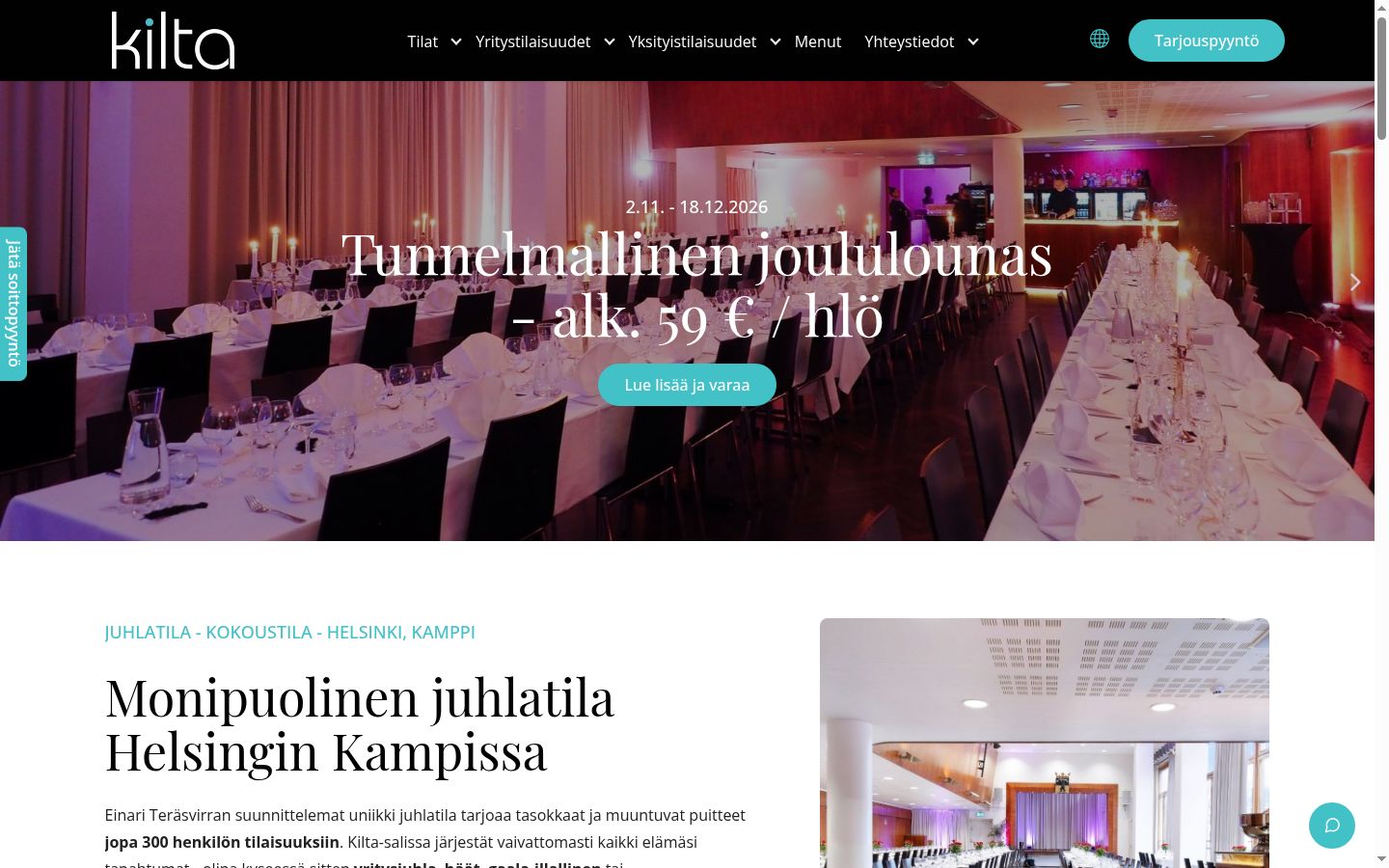 Skärmbild av samtyckesbannern som visades före någon interaktion