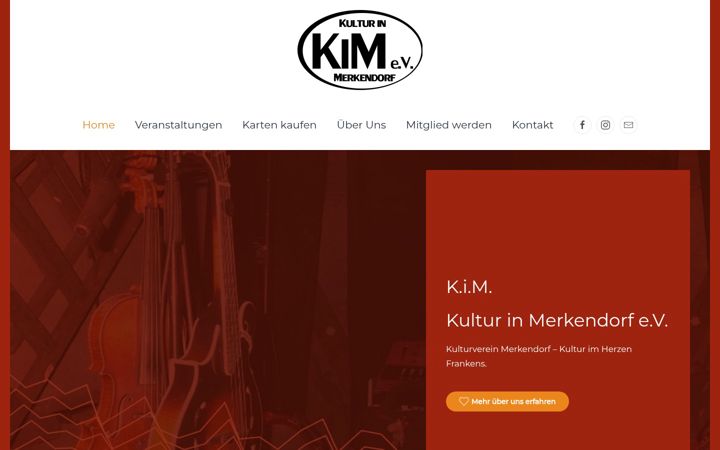 Screenshot of kim-kultur-in-merkendorf.de