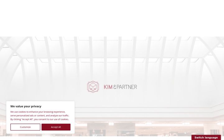 Screenshot of kim-partner.de