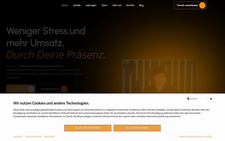 Screenshot of kim-projects.com