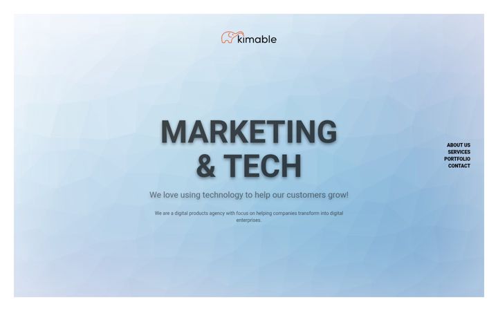 Screenshot of kimable.com