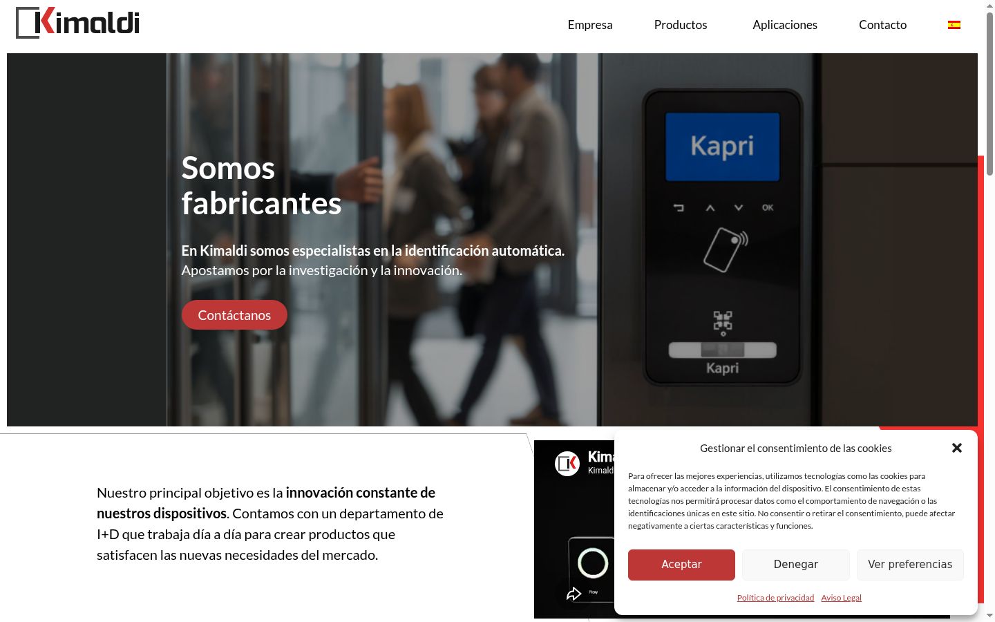 Screenshot tal-banner tal-kunsens muri qabel kwalunkwe interazzjoni
