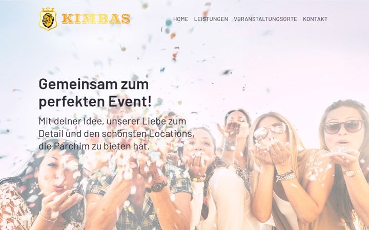 Screenshot von kimbas.de