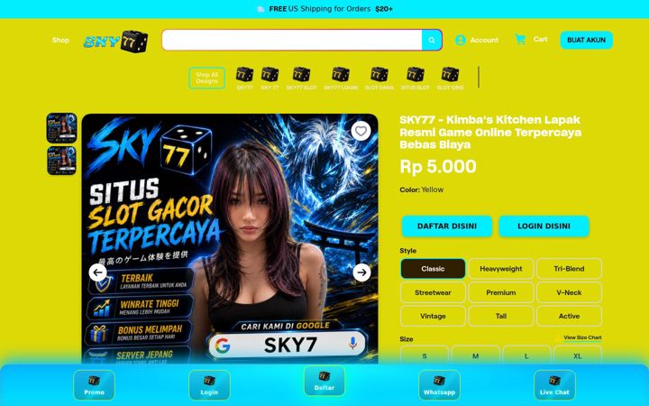 Screenshot of kimbaskitchen.com