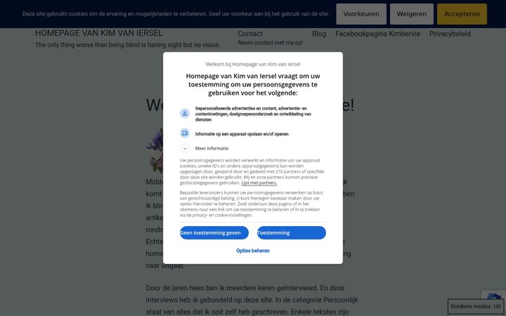Screenshot of kimbervie.nl