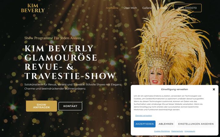 Screenshot of kimbeverly.de