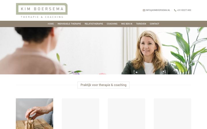 Screenshot of kimboersema.nl