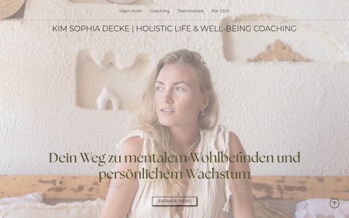 Screenshot of kimdecke.com