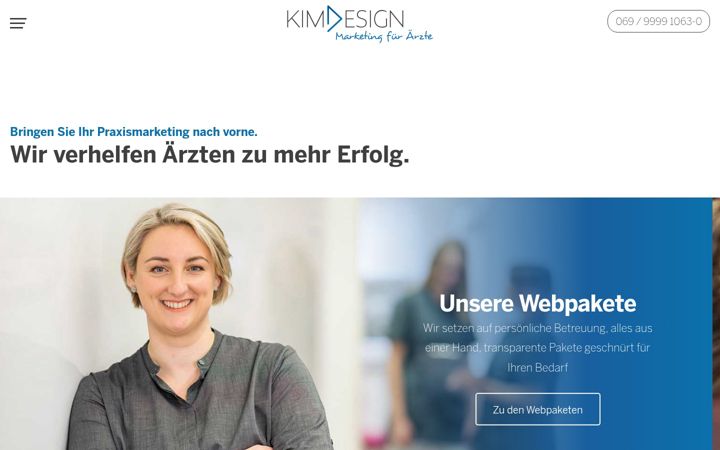Screenshot of kimdesign.de