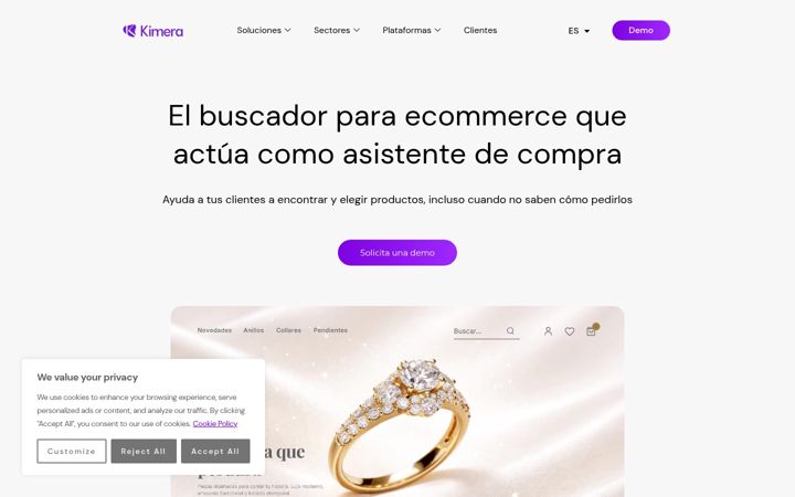 Screenshot of kimeratechnologies.com