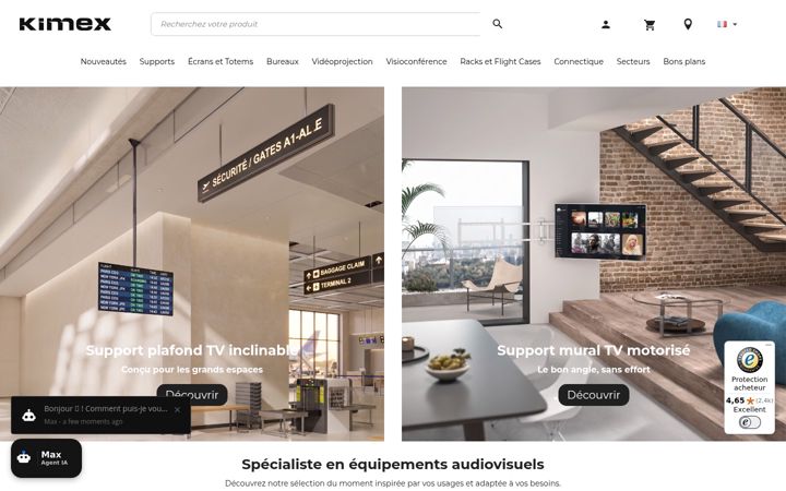 Screenshot of kimex.com
