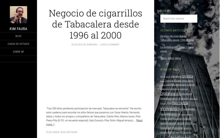 Screenshot of kimfaura.es