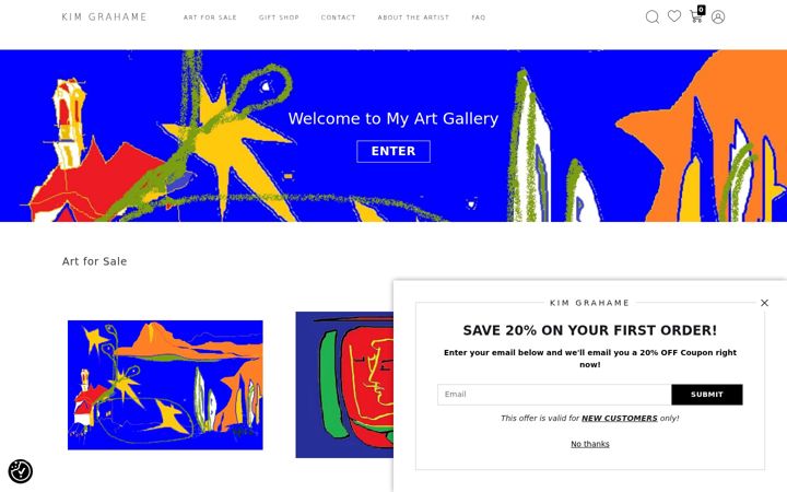 Screenshot of kimgrahame.com
