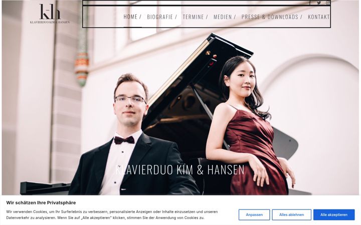 Screenshot of kimhanssen.de