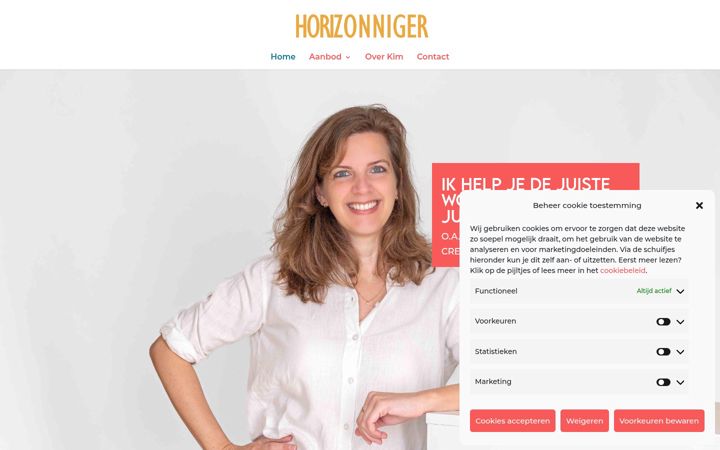 Screenshot of kimhuizenga.nl