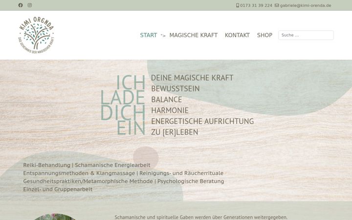 Screenshot of kimi-orenda.de