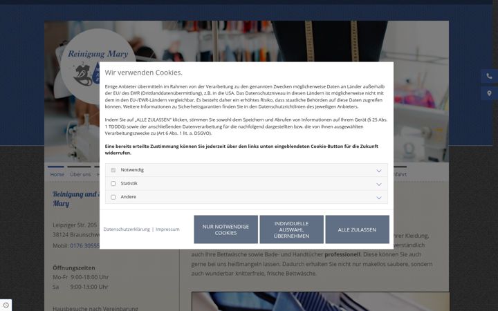 Screenshot of kimiaei.de