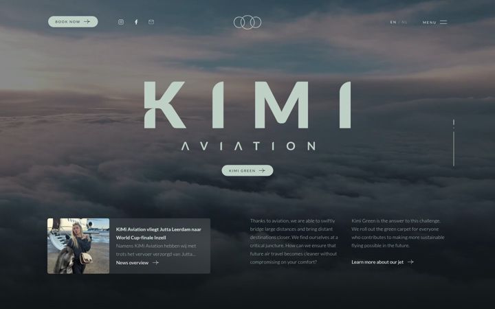 Screenshot of kimiaviation.com