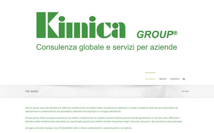 Screenshot of kimicagroup.it