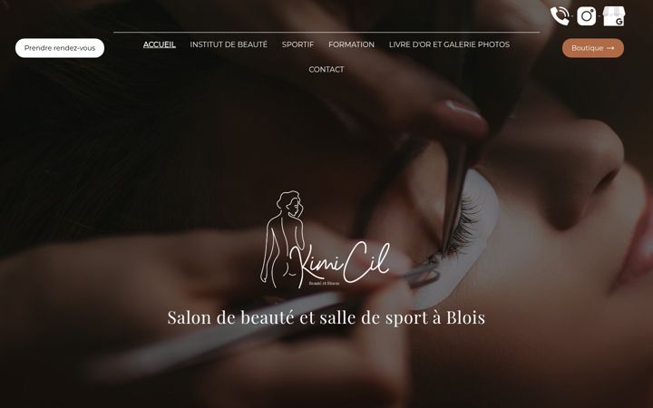 Screenshot of kimicil.fr