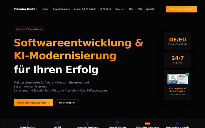 Screenshot of kimix.de