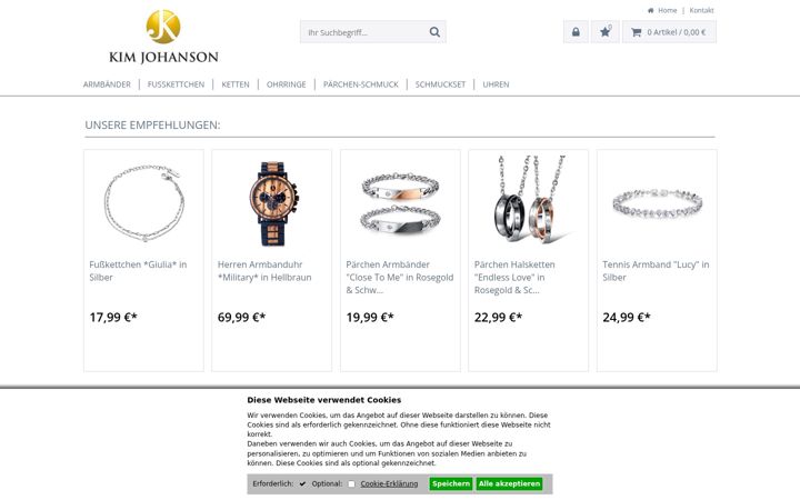 Screenshot of kimjohanson.de